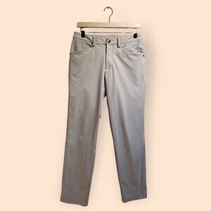 Lululemon MENS ABC Slim Fit Pants Tan Khaki Comfort Athleisure Work MENS Size 30